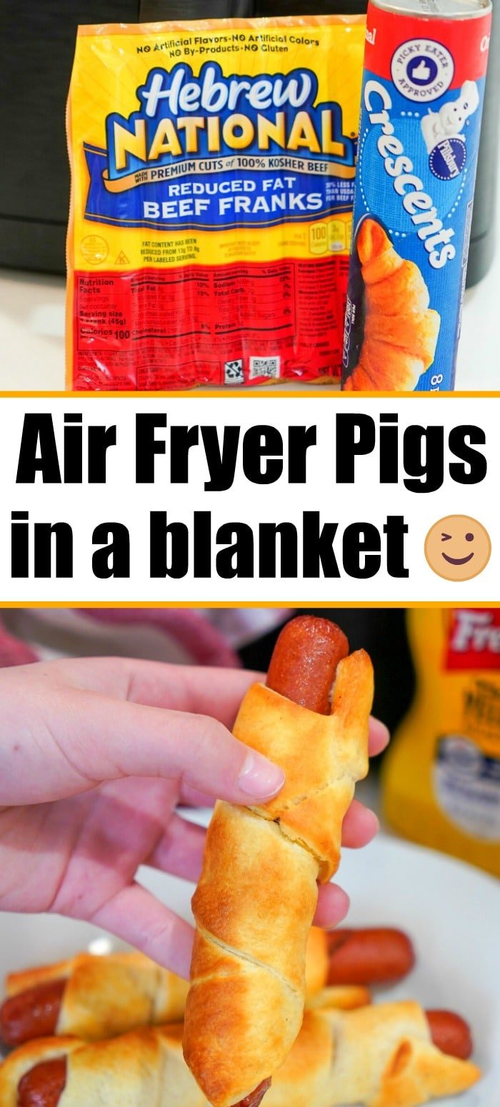 Air Fryer Pigs in a Blanket Ninja Foodi Hot Dogs Pigs in a Blanket