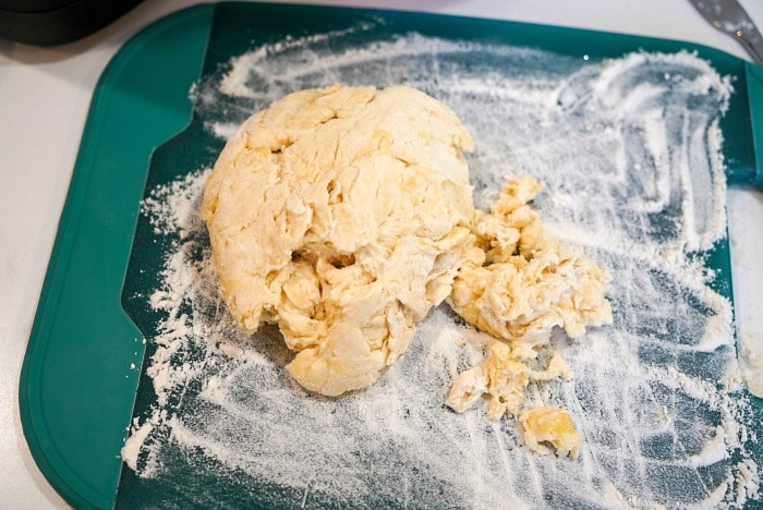 flour tortilla dough