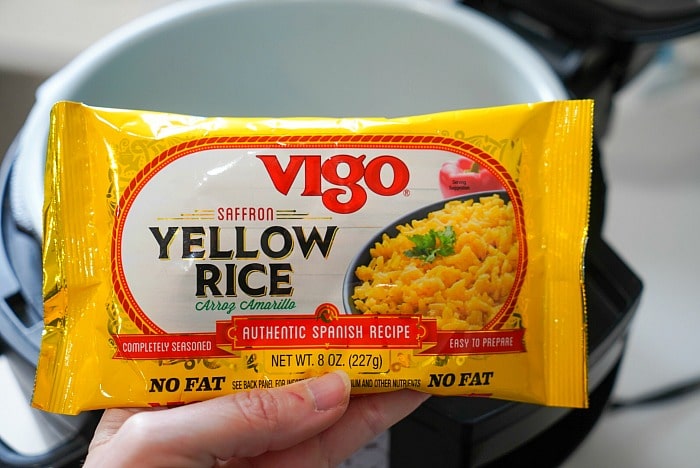 saffron yellow rice