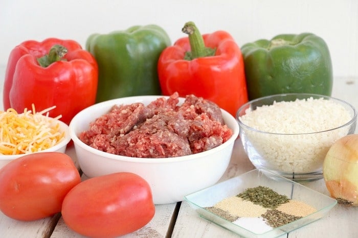 stuffed bell pepper ingredients