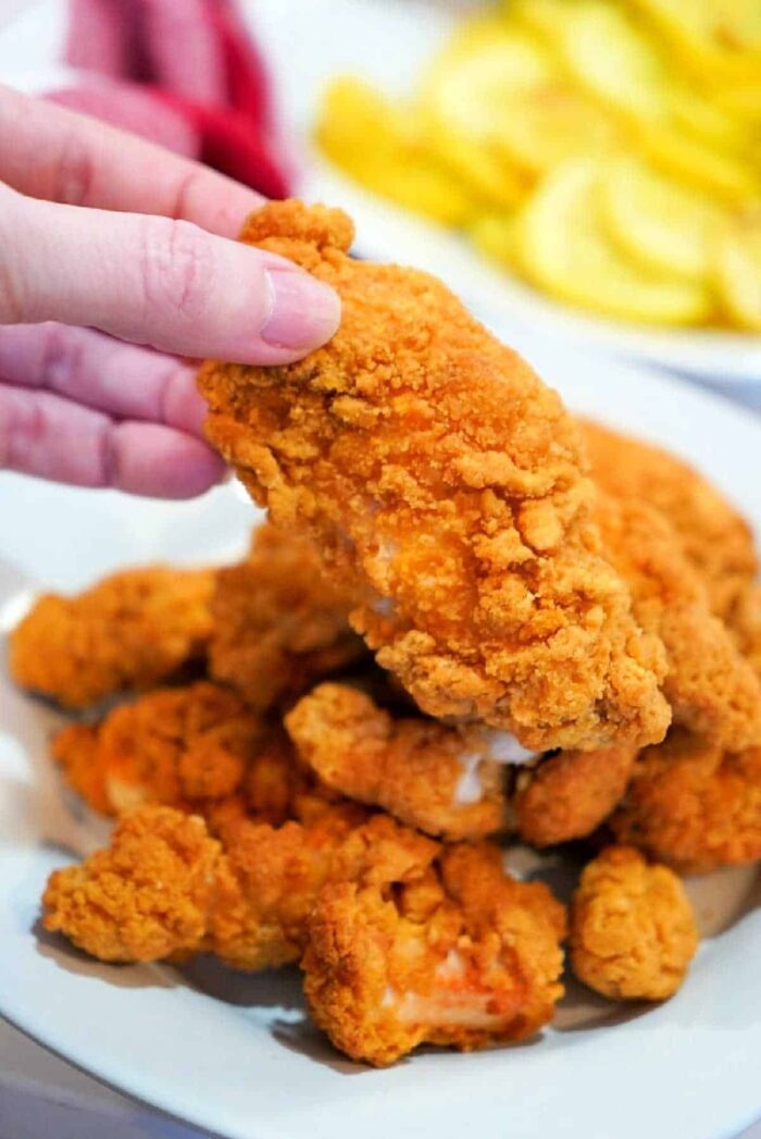 breaded frozen chicken tenders in air fryer