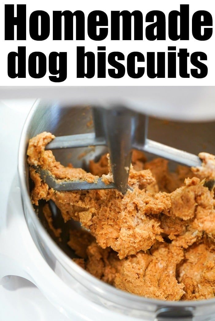 Easy Homemade Dog Biscuits - 5 Ingredient Baked Dog Treats