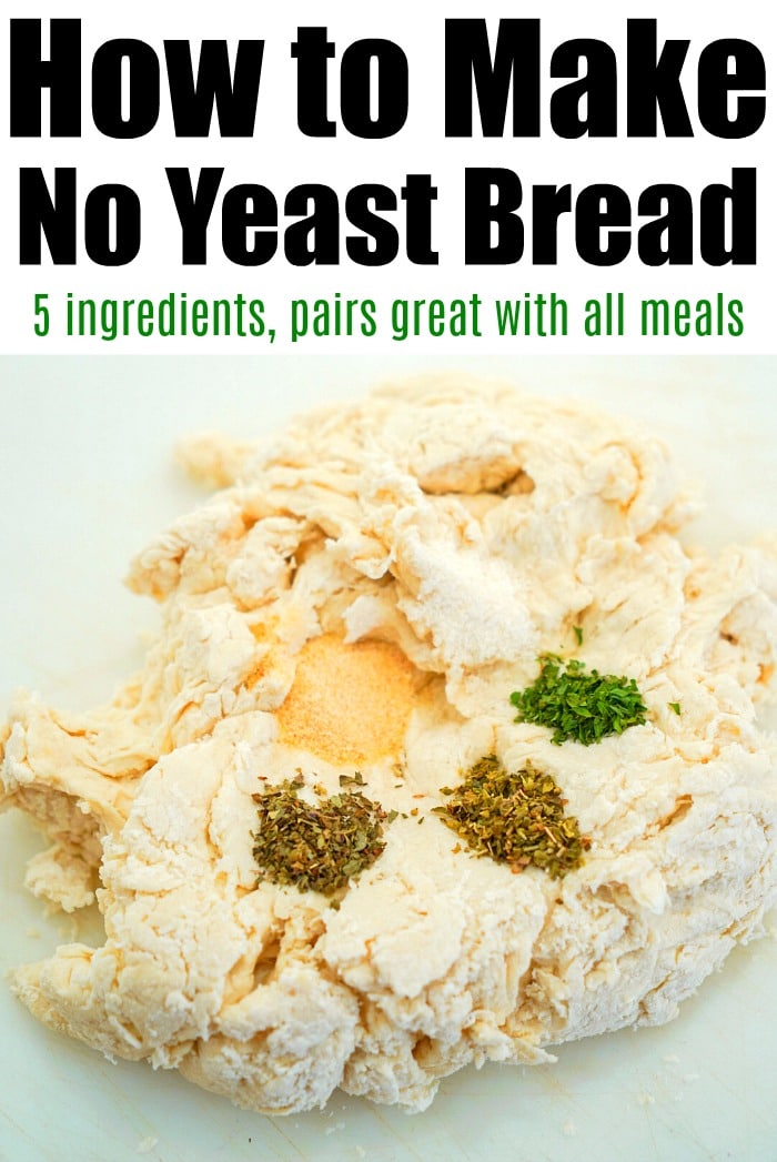 no yeast garlic bread