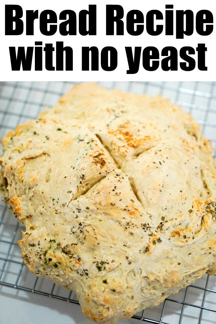 no yeast white bread