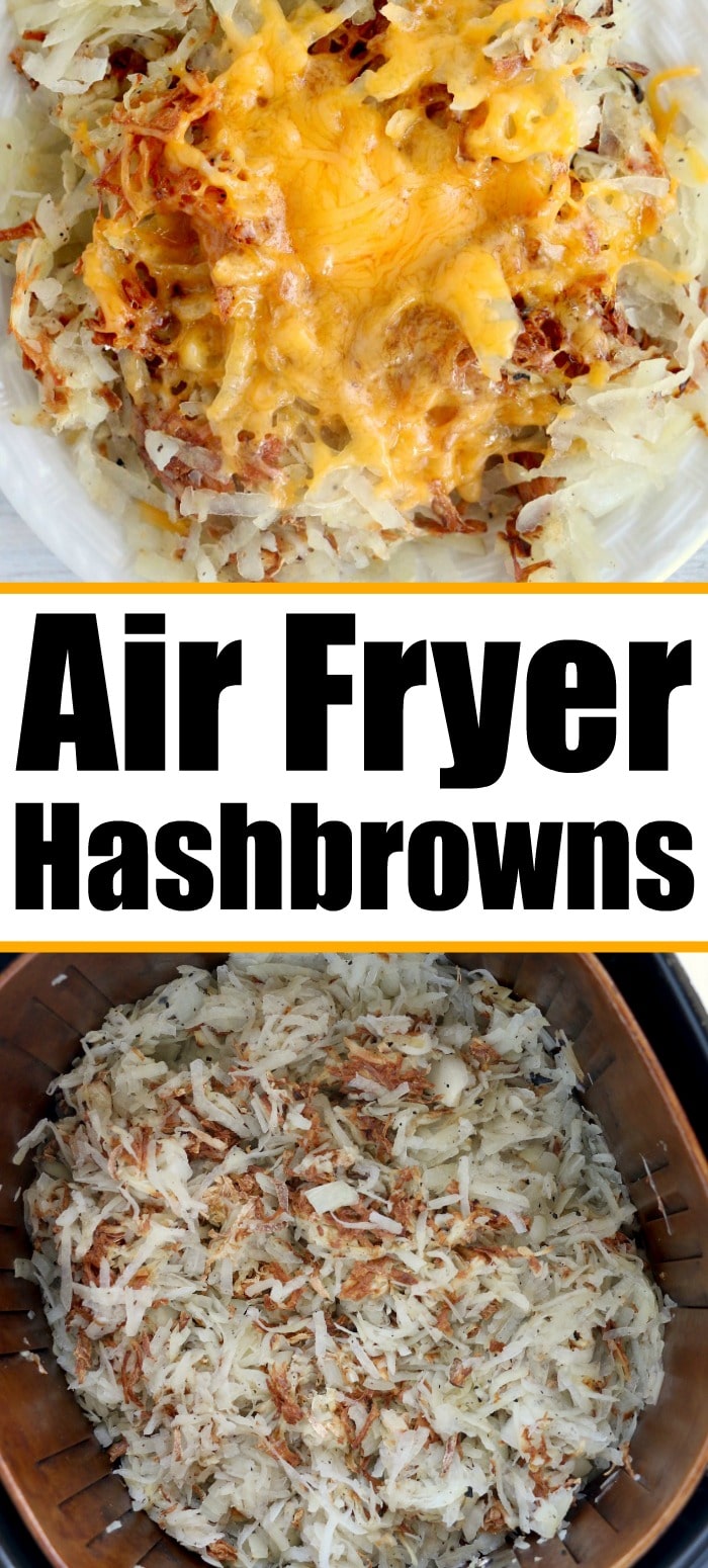 Ninja Foodi Air Fryer Hash Browns from Fresh Potatoes