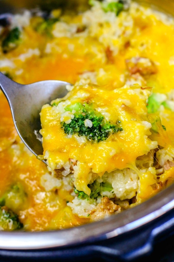 Broccoli chicken rice casserole instant online pot