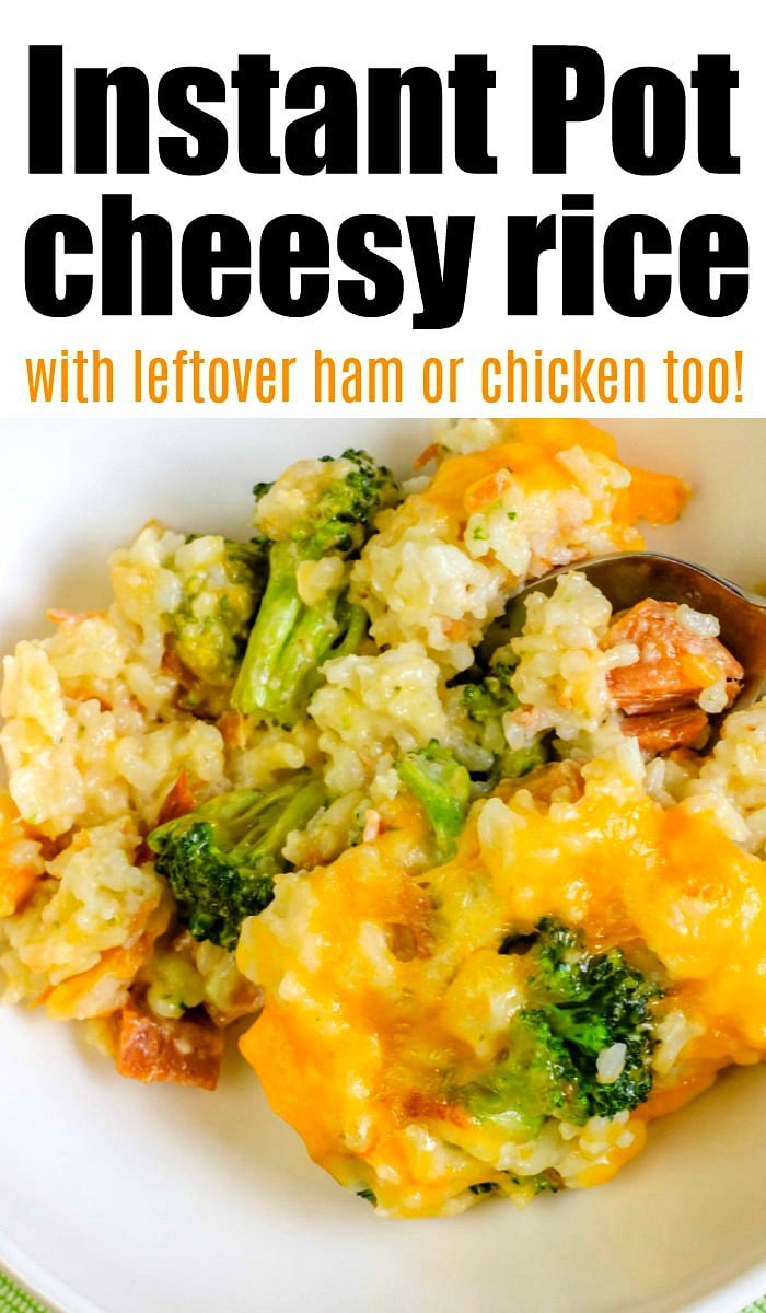 Cheesy Instant Pot Chicken Broccoli Rice · The Typical Mom