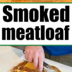 Discover the ultimate smoked meatloaf recipe featuring a cheese and bacon filling, expertly crafted and served to perfection.