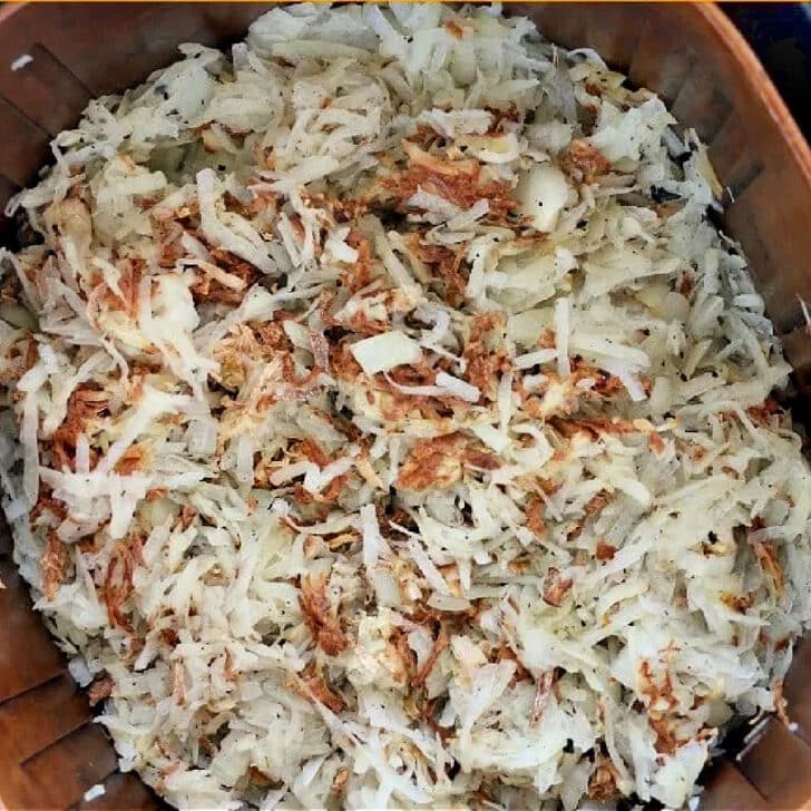 Air Fryer Hash Browns from Potatoes Ninja Foodi Hash Browns