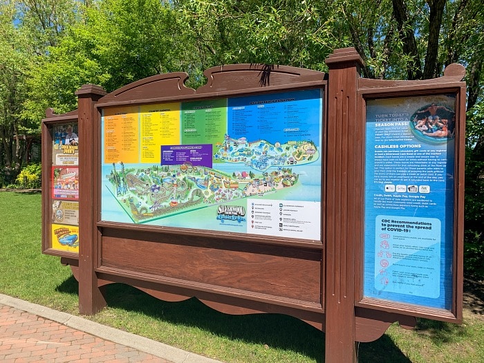 Silverwood Theme Park Map