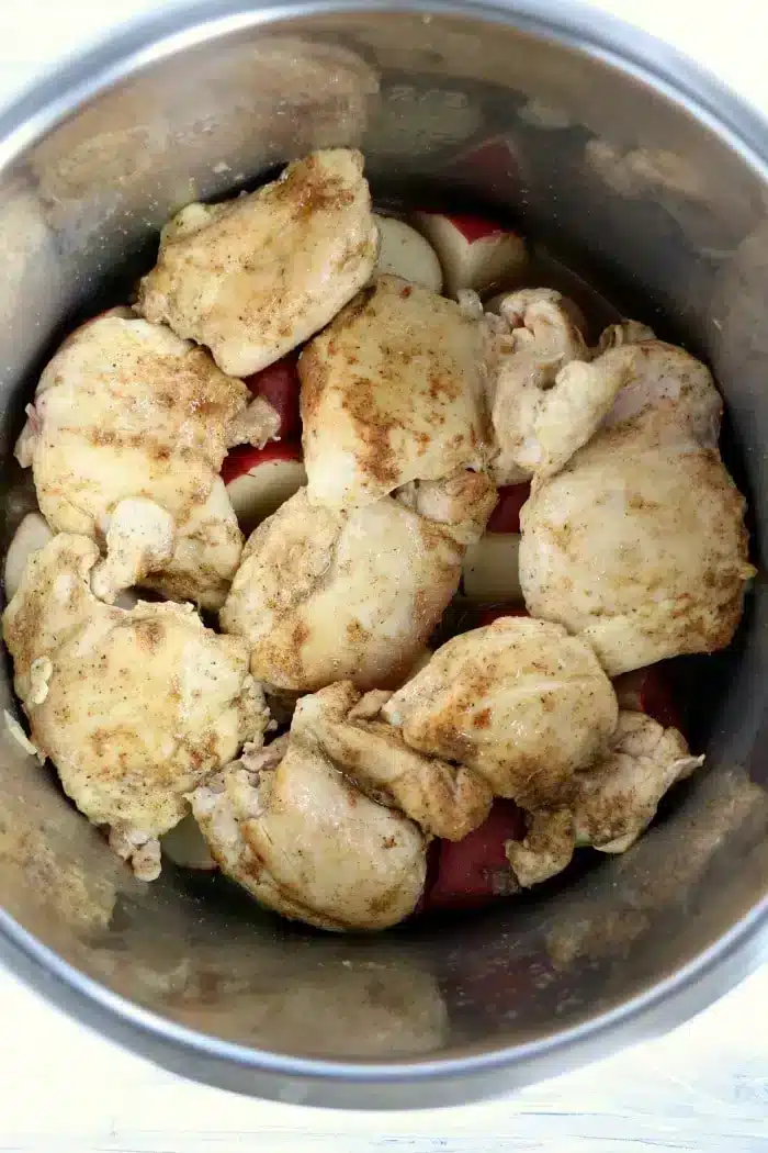 Chicken with best sale potatoes instant pot