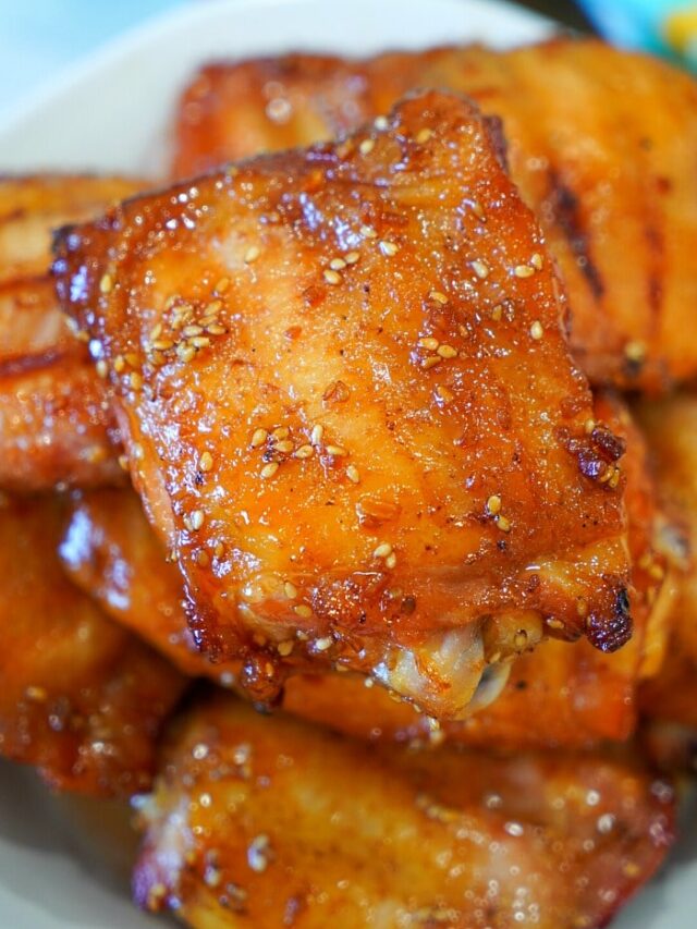 Traeger Chicken Thighs · The Typical Mom