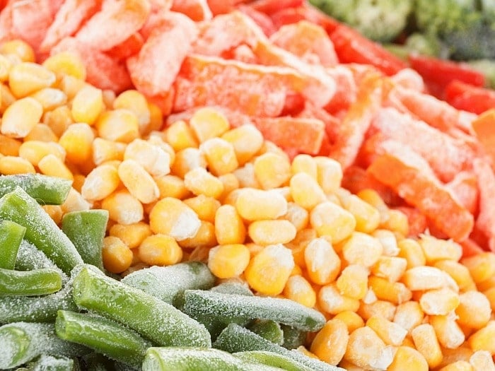 frozen vegetables