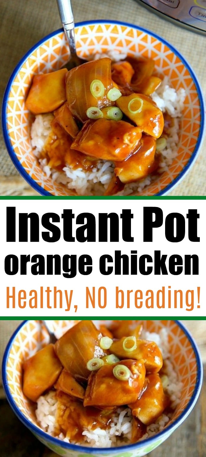 Instant Pot Orange Chicken Recipe Frozen Chicken or Fresh