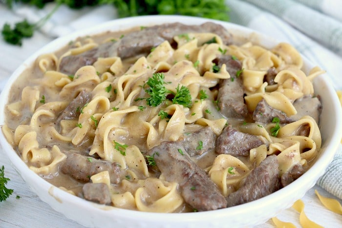 pressure cooker beef and noodles