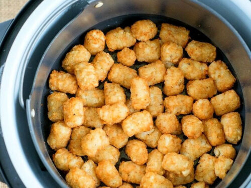 Air fryer tater tots temperature sale