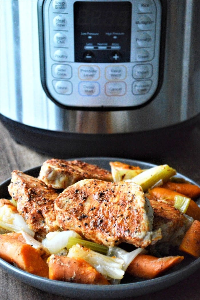 recipe for frozen pork chops in instant pot