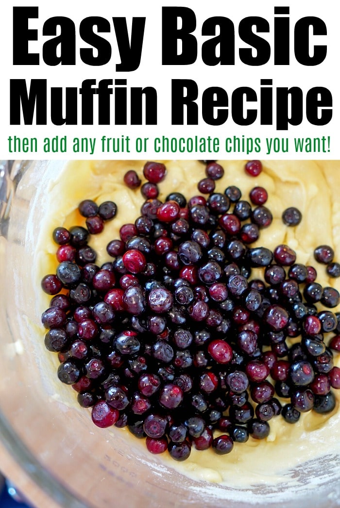 basic muffin recipe