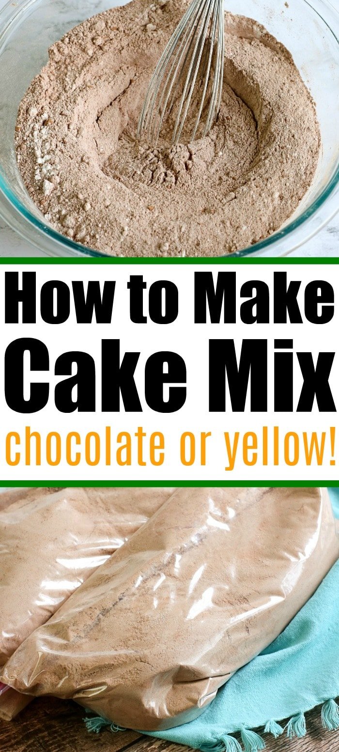 How to Make Cake Mix from Scratch Homemade Cake Mix