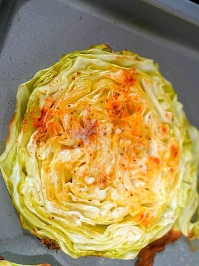 Roasted Cabbage Steaks · The Typical Mom