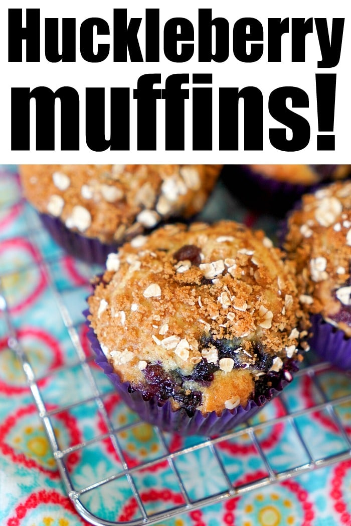 huckleberry muffins