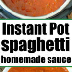 instant pot spaghetti sauce