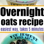 overnight oat recipe