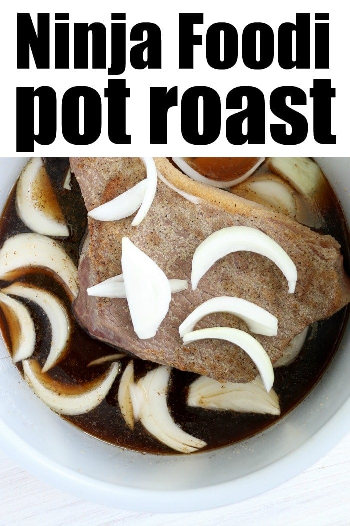 Pot Roast in the Ninja Foodi Grill ~ Keto Style & Regular Style