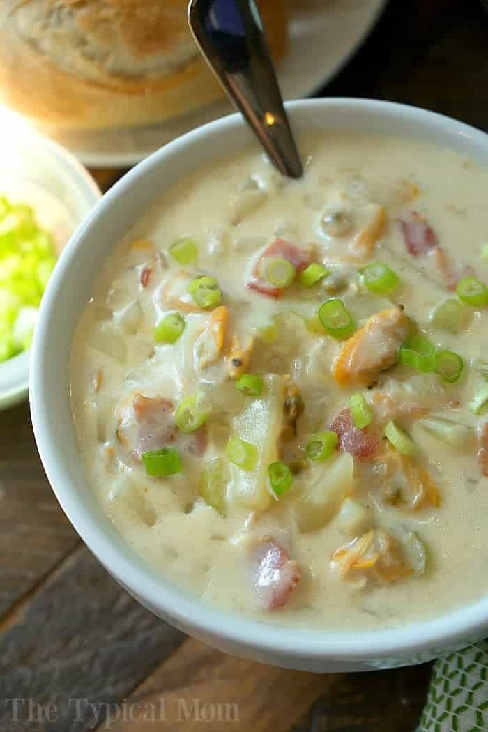 Easy Instant Pot Clam Chowder - Ninja Foodi Clam Chowder