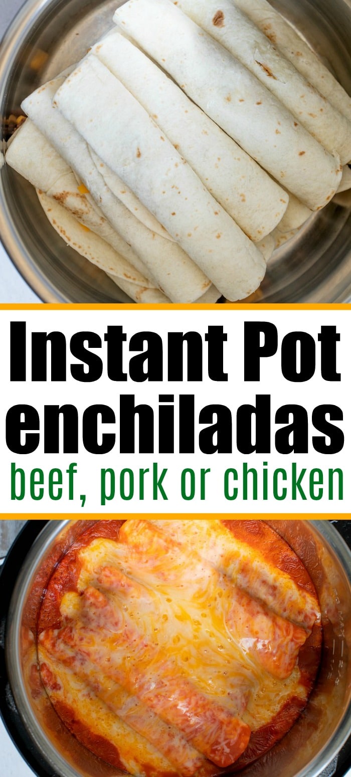instant pot chicken enchiladas