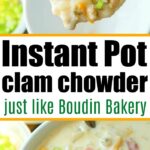 instant pot clam chowder