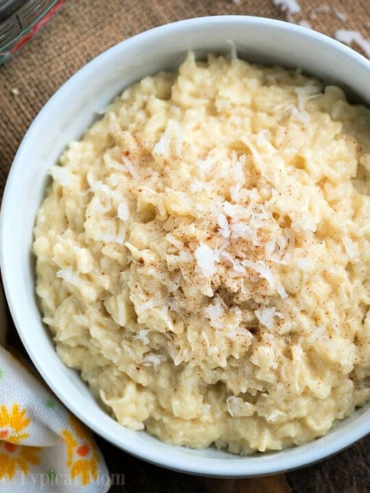 Slow Cooker Rice Pudding Minute Rice Dairy Free Coconut Milk