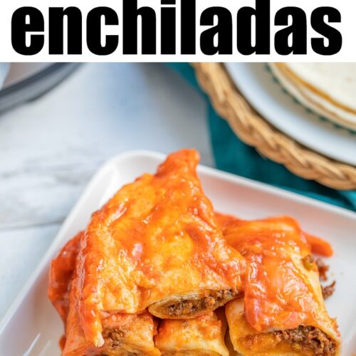 Beef or Chicken Instant Pot Enchiladas · The Typical Mom