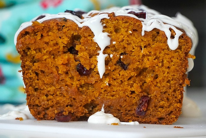 Twelve Days of Christmas Cookies (and other stuff): Pumpkin Cranberry Bread