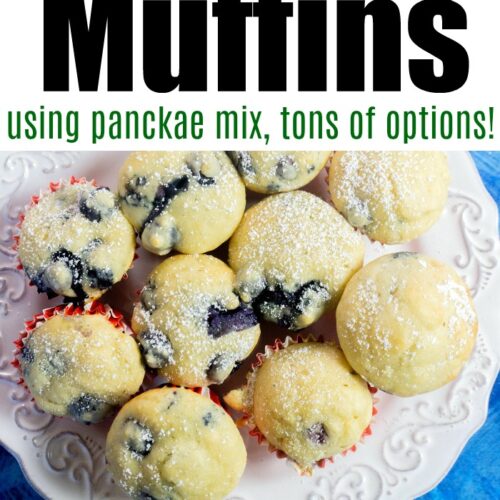 Pancake Mix Muffins Blueberry Pancake Muffins