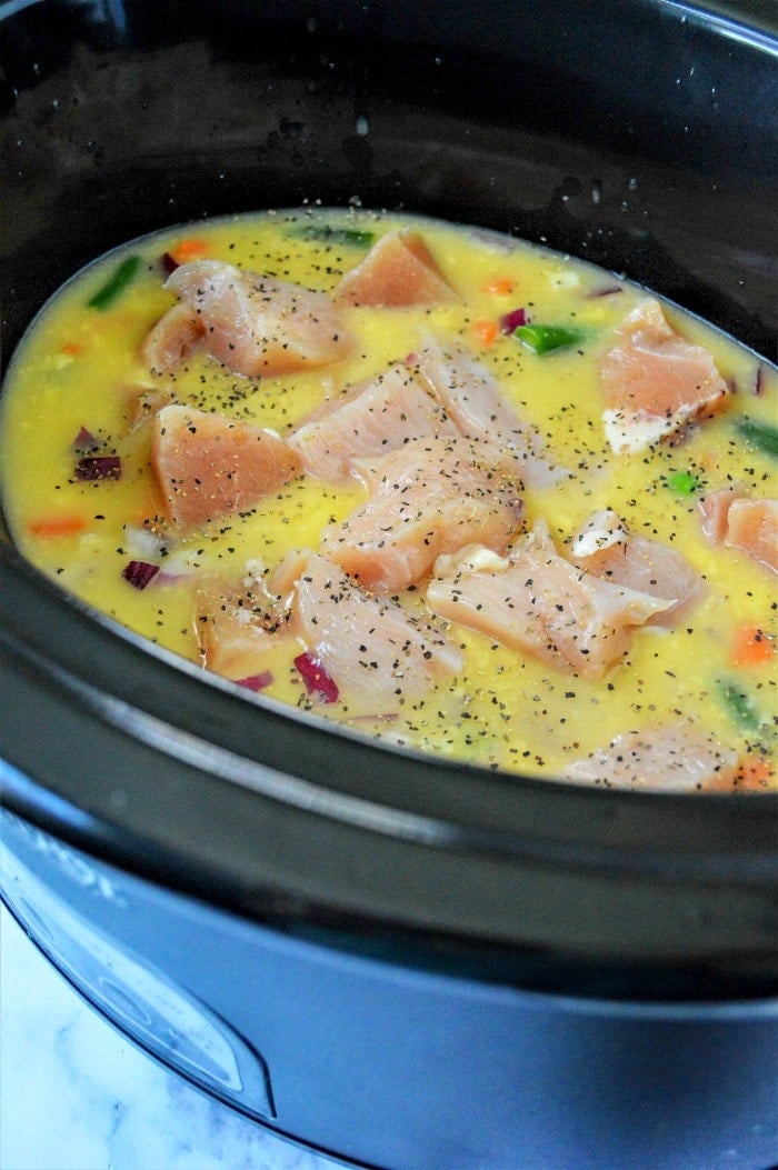 slow cooker chicken casserole