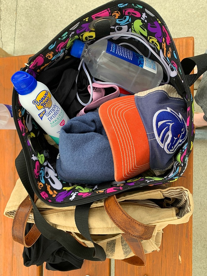 what to bring to a water park