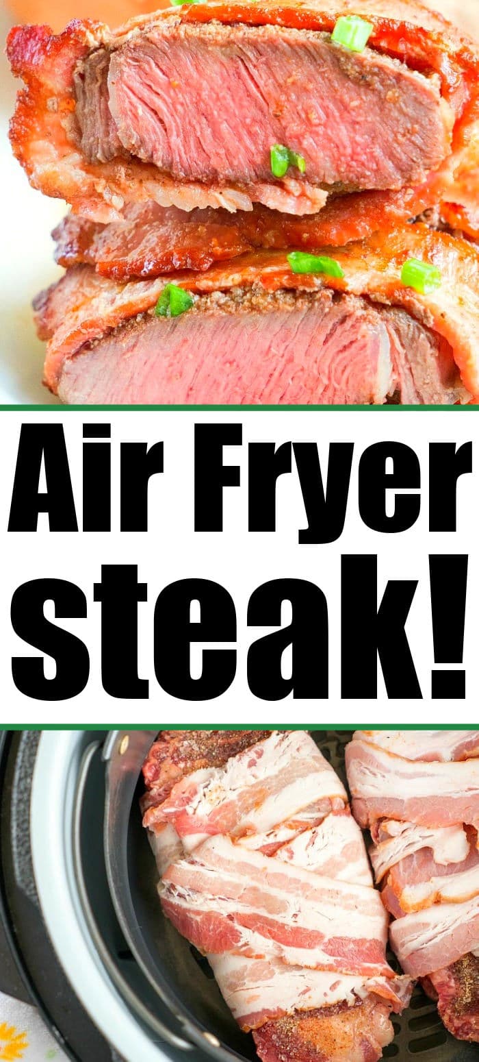 Bacon Wrapped Air Fryer Steak Air Fryer Ninja Foodi Steak