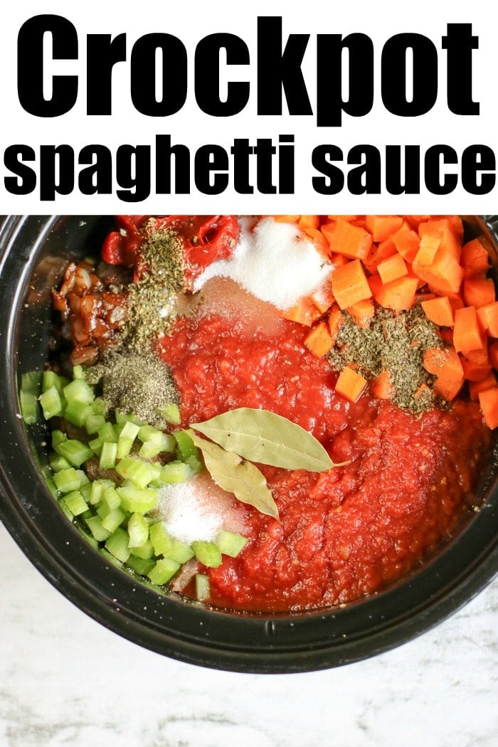 crockpot Spaghetti Sauce