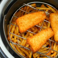 air fryer fish and chips