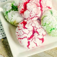 cake mix crinkle cookies