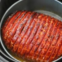 cooked ham in air fryer