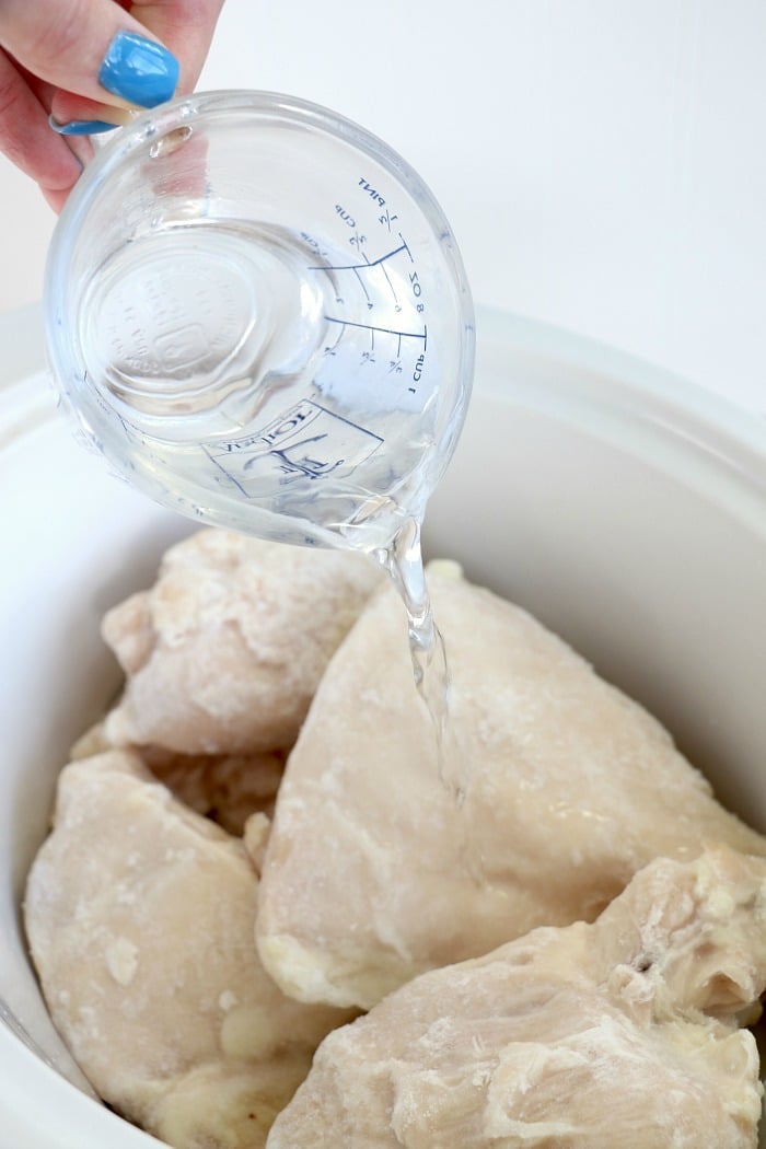 crockpot petto di pollo congelato