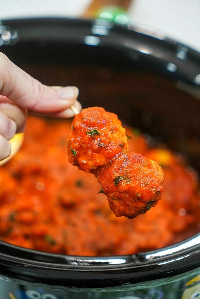 Tender Frozen Meatballs In Crockpot · The Typical Mom