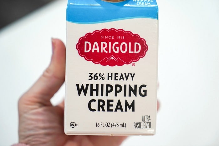 heavy whipping cream