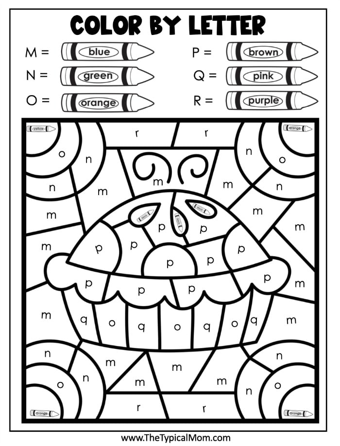 thanksgiving color by number