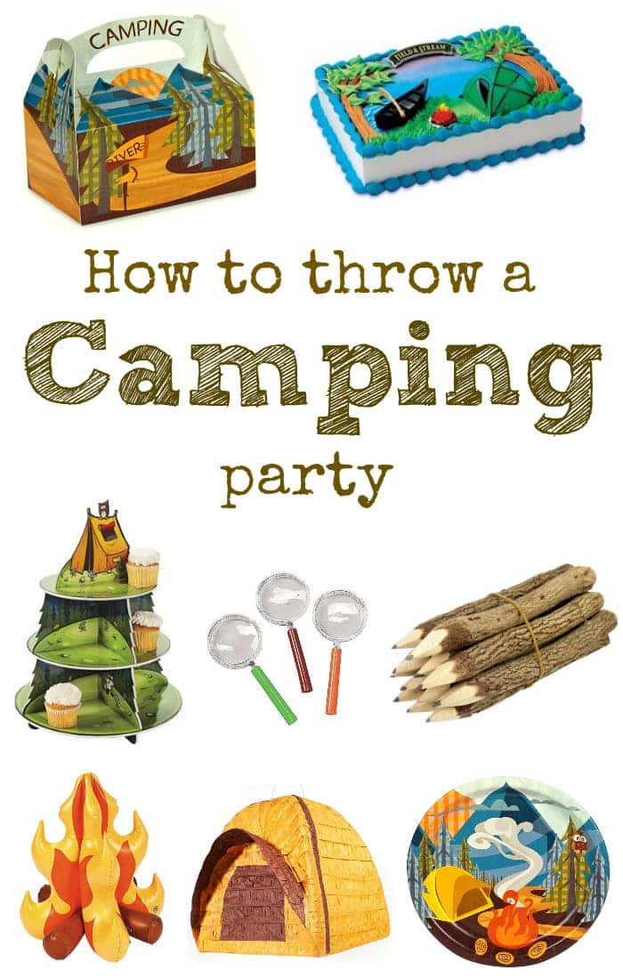 Camping Themed Party Ideas For Boys And Girls Camping Birthday Party