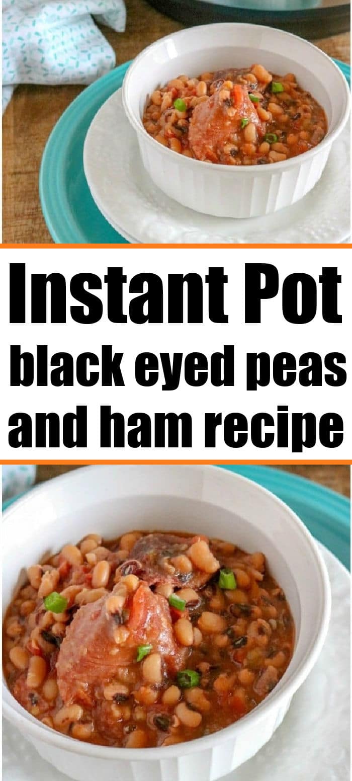 Instant Pot Black Eyed Peas and Ham Ninja Foodi