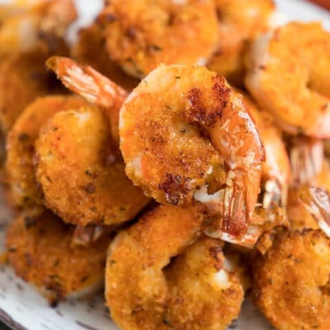 Crispy Air Fryer Fried Shrimp - Easy Ninja Foodi Fried Shrimp