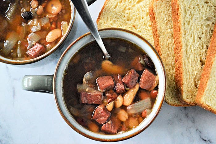 Instant pot beef and bean online soup